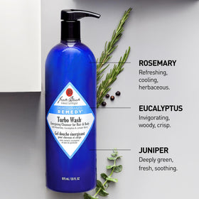 Jack Black Turbo Wash Energizing Cleanser 3 Fl Oz packaging