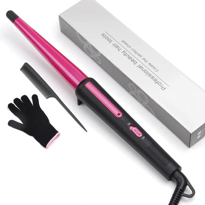 JAETON Hair Curling Iron 0.5-1 inch tapered barrel front view