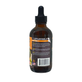 Jamaican Mango & Lime Black Castor Oil 4oz bottle side view