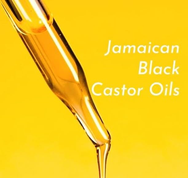 Jamaican Mango & Lime Black Castor Oil 4oz side view