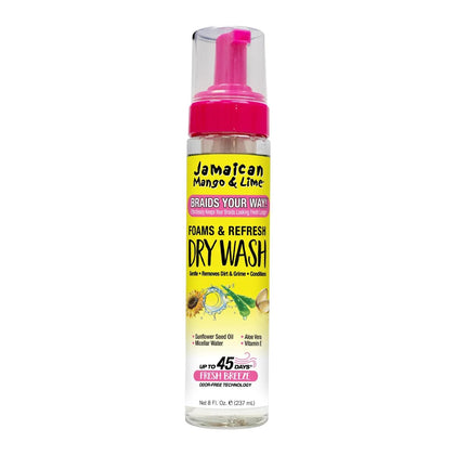 Jamaican Mango & Lime Braids Your Way Dry Wash front view