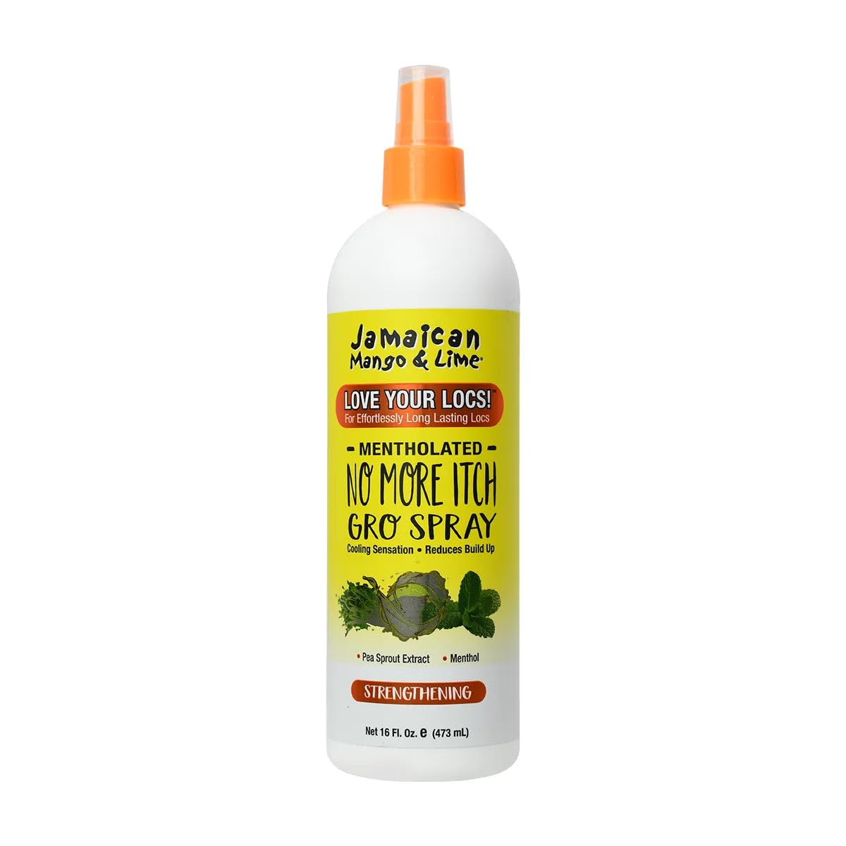 Jamaican Mango No More Itch Gro Spray 16 oz front view
