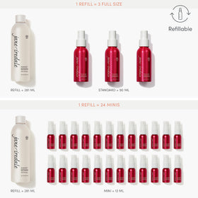 jane iredale POMMISST Hydration Spray lifestyle scene on vanity