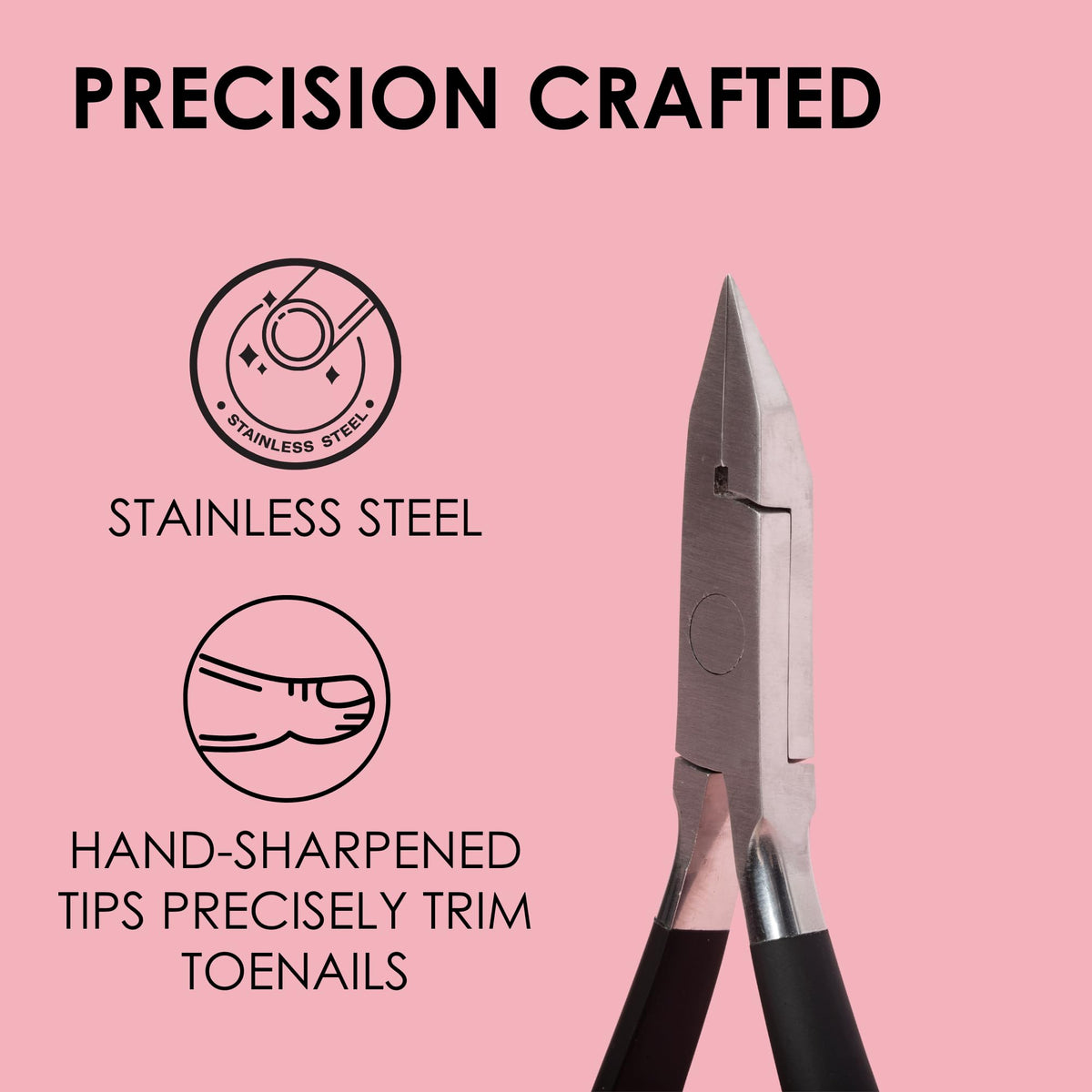 JAPONESQUE cuticle pusher and nipper tools side view