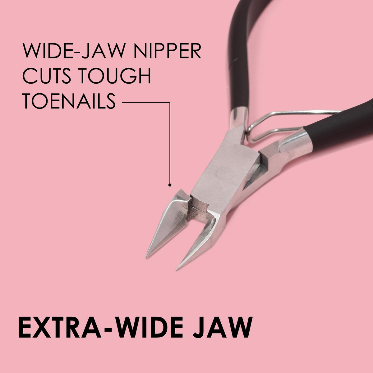JAPONESQUE Soft Touch Toenail Clipper with soft touch finish