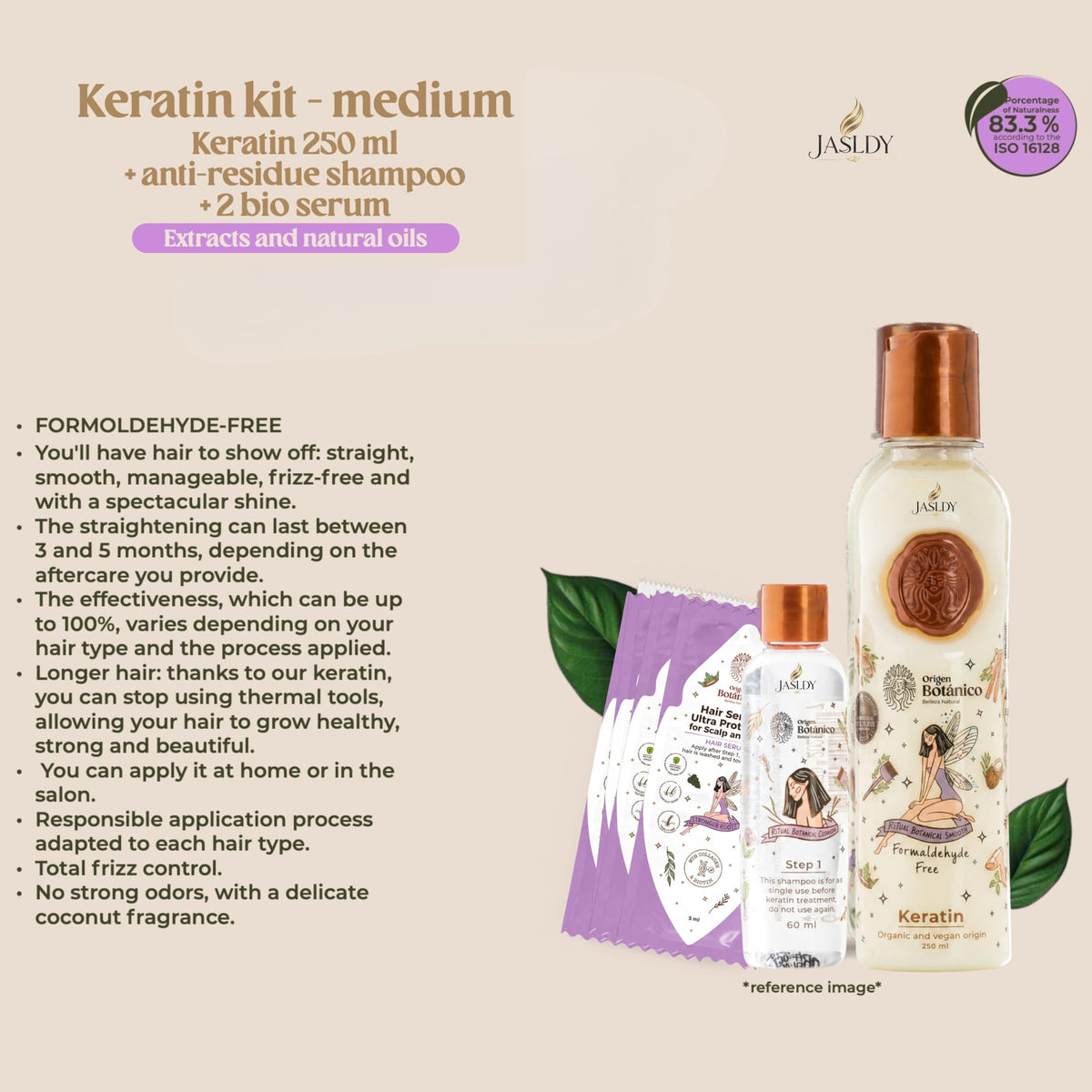 JASLDY Keratin Hair ingredients list