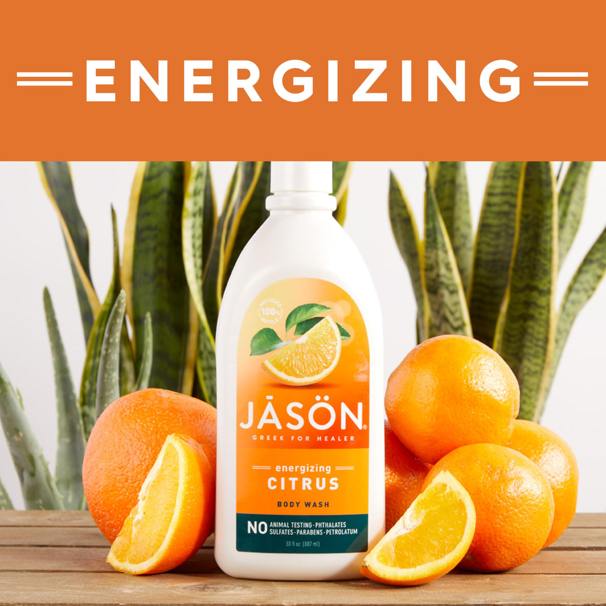 JASON Citrus Energizing Body Wash bottle back view