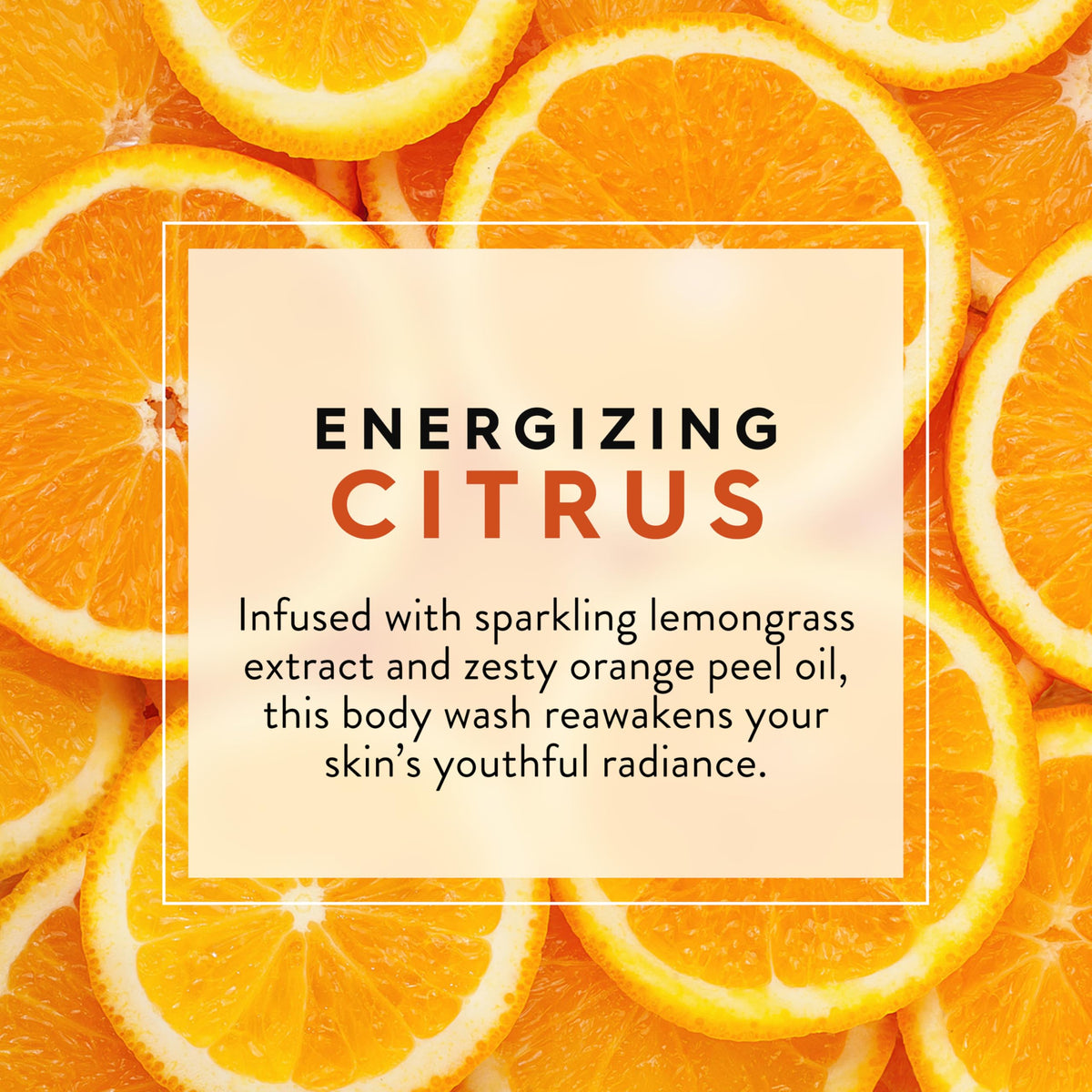 JASON Citrus Energizing Body Wash in a shower setting