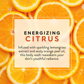 JASON Citrus Energizing Body Wash in a shower setting