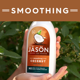 JASON Coconut Smoothing Body Wash in a shower setting
