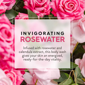 JASON Rosewater Invigorating Body Wash cap close-up
