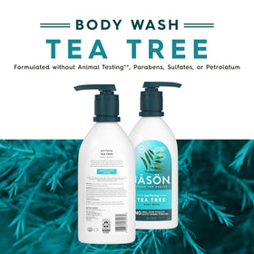 JASON Tea Tree Body Wash bottle with label