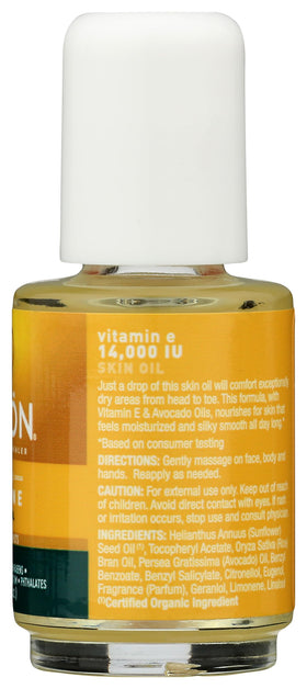 JASON Vitamin E Moisturizing Oil with natural background