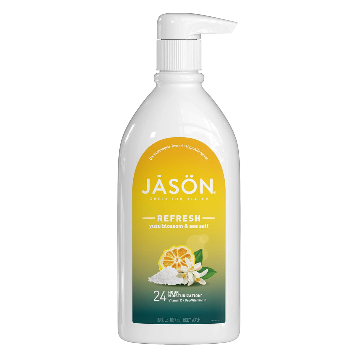 JASON Yuzu Blossom & Sea Salt Body Wash 30 Fl Oz front view