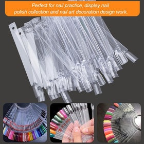 JASSINS Nail Swatch Sticks in a hand for size reference