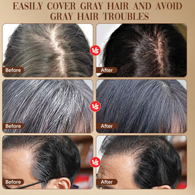 Javpav hair dye stick demonstrating application process