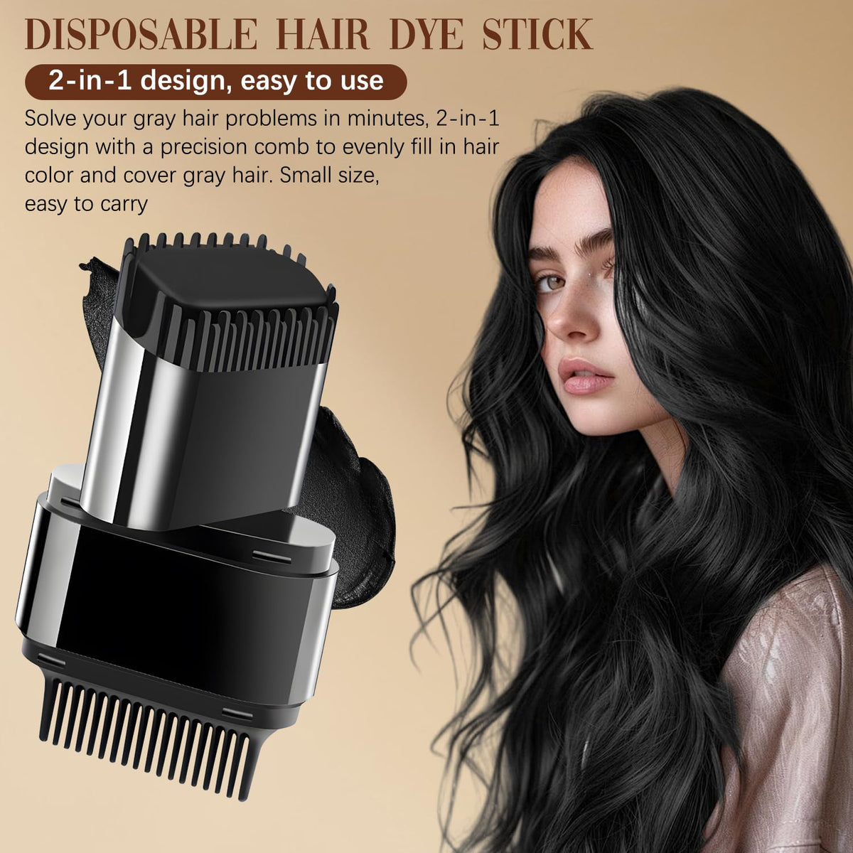 Javpav hair dye stick with comb attached