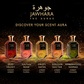 Jawhara Amberwood Nomad Eau de Parfum lifestyle scene