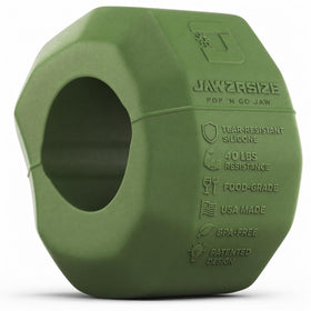 Jawzrsize Pop 'N Go Jaw Exerciser in advanced green front view