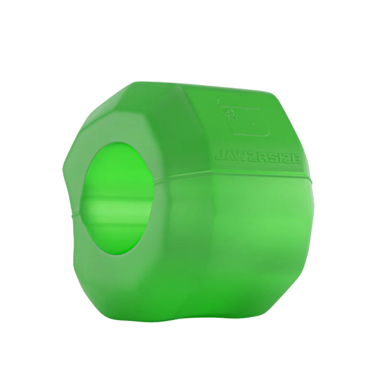 Jawzrsize Pop 'N Go Jaw Exerciser in green, front view