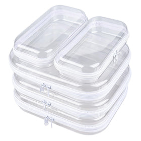 jayuwe clear hard shell zipper case large size front view