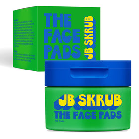 JB SKRUB Acne Face Wipes 40 Cleansing Pads front view