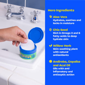 JB SKRUB Acne Face Wipes with Aloe Vera ingredient
