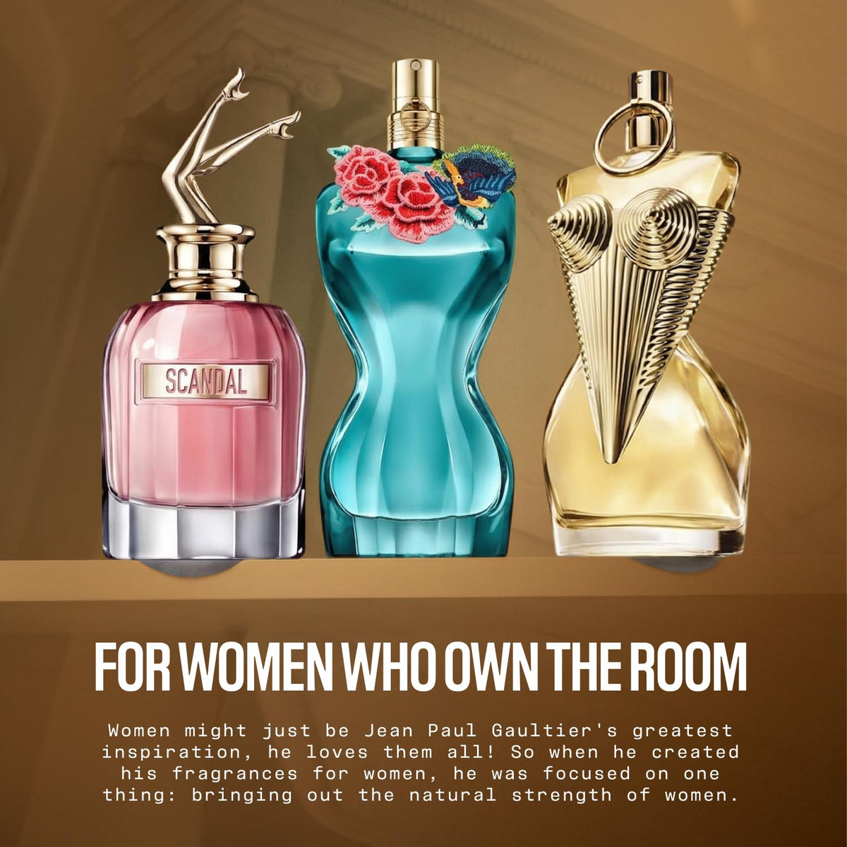Jean Paul Gaultier Gaultier Divine Eau de Parfum 1.7 oz on vanity