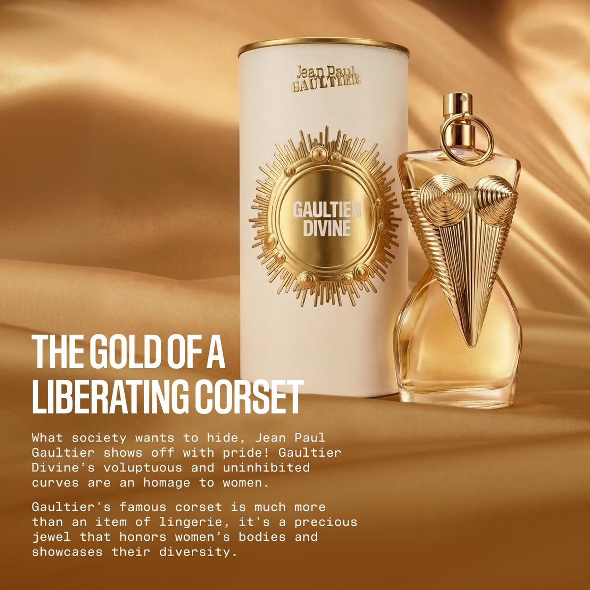 Jean Paul Gaultier Gaultier Divine Eau de Parfum 1.7 oz side view