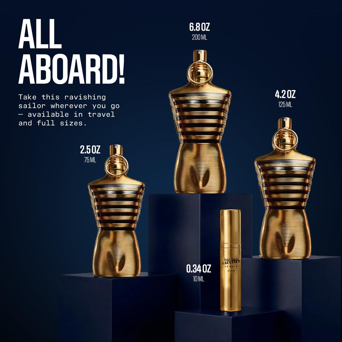 Jean Paul Gaultier Le Male Elixir Parfum back view