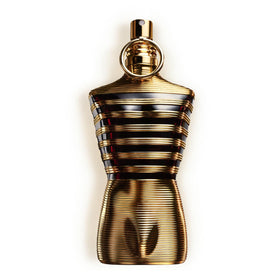 Jean Paul Gaultier Le Male Elixir Parfum front view in metal tin