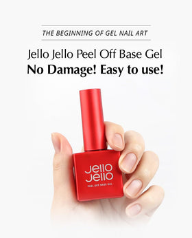 JelloJello Peel-Off Base Coat Gel texture close-up