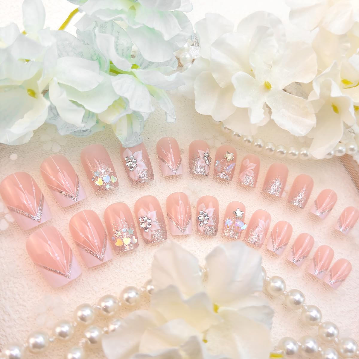 Jelly adhesive pad stickers for applying DZPGUONIZ press on nails