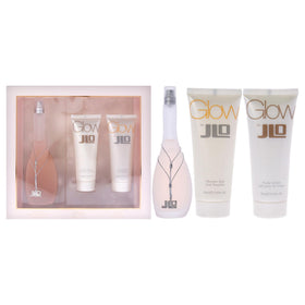 Jennifer Lopez Glow Fragrance Set including Eau de Toilette, Body Lotion, and Shower Gel