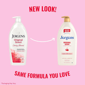 Jergens Cherry Almond Hand & Body Lotion 32 fl oz back view