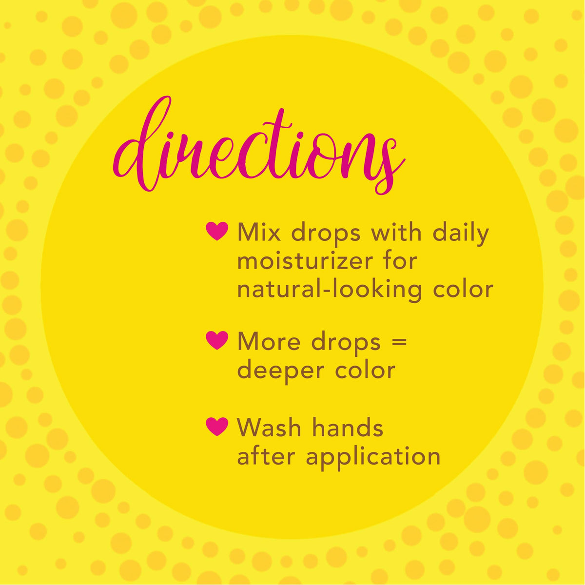 Jergens Instant Sun Drops with natural ingredients