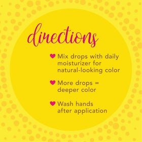 Jergens Instant Sun Drops with natural ingredients