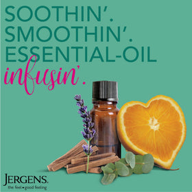 Jergens Lavender Body Lotion application on skin