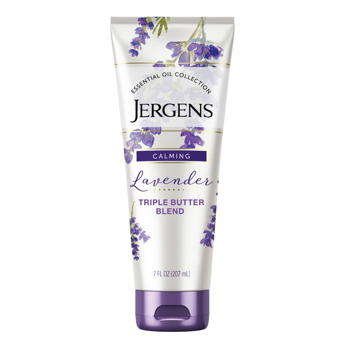 Jergens Lavender Hand & Body Lotion 7 fl oz front view