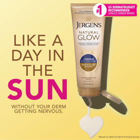 Jergens Natural Glow + Firming Daily Moisturiser 7.5oz back view