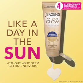 Jergens Natural Glow Firming Self Tanner Body Lotion side view