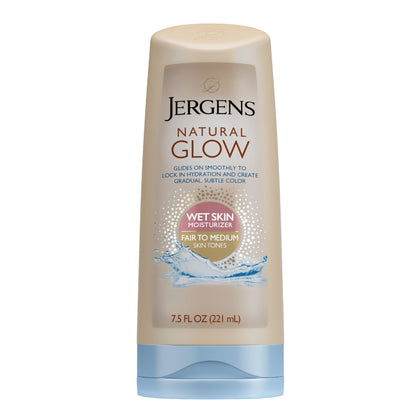 Jergens Natural Glow In Shower Lotion 7.5oz front view