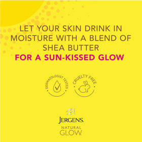 Jergens Natural Glow In Shower Lotion smooth texture close-up