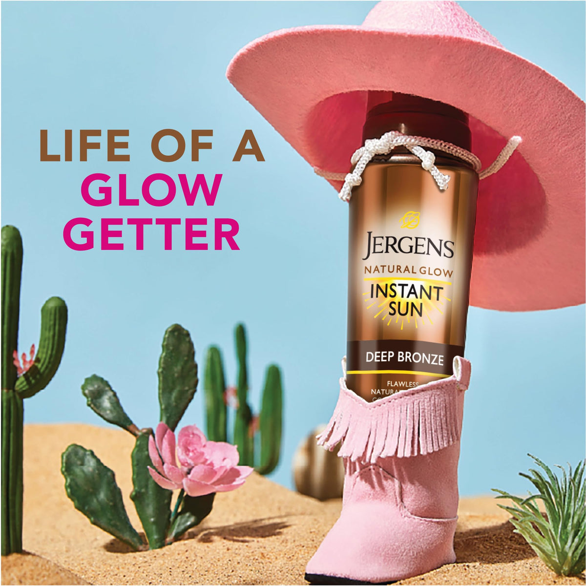 Jergens Natural Glow Instant Sun Mousse 6 Oz back view