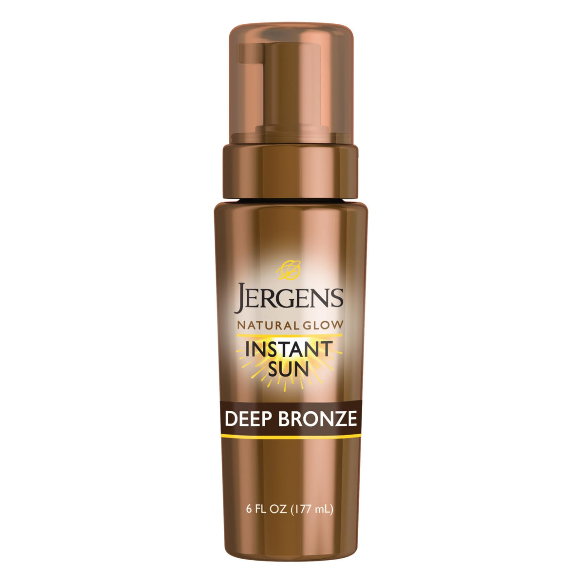 Jergens Natural Glow Instant Sun Mousse 6 Oz front view