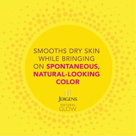 Jergens Natural Glow Instant Tanning Moisturizer application on skin