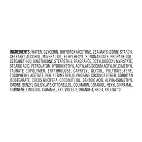 Jergens Natural Glow Instant Tanning Moisturizer close-up of bottle