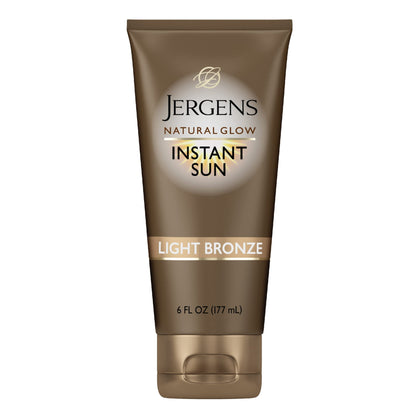Jergens Natural Glow Instant Tanning Moisturizer front view 6 fl oz