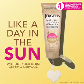 Jergens Natural Glow Self Tanner Body Lotion 250g back view