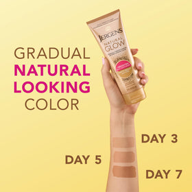 Jergens Natural Glow Self Tanner Body Lotion 250g side view